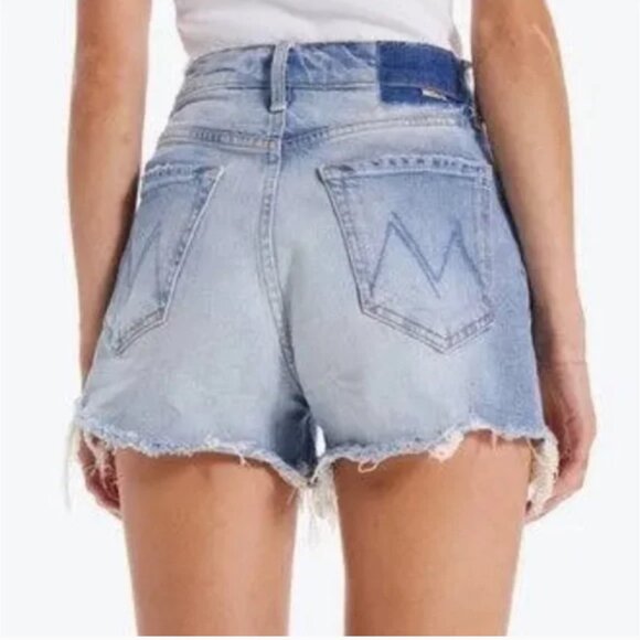 MOTHER Ultra High Waisted Tomcat Kick Fray Short in Color: I Confess Size: 25 - Picture 2 of 9